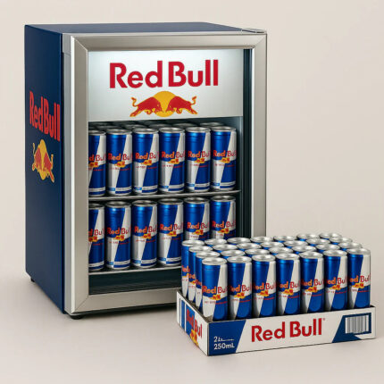 Kit Red Bull – Mini réfrigérateur + 24 canettes originales